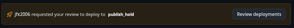 publish hold